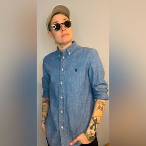 Ralph Lauren - Polo | Boys Chambray Button Up or Mens  XS